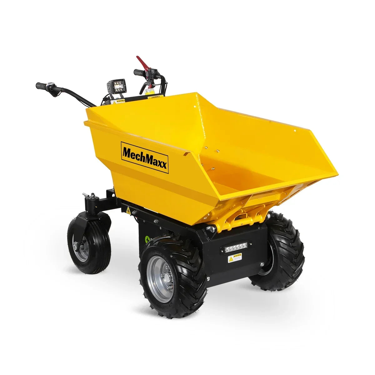 MechMaxx 1100Lbs Loading Battery Powered Barrow Electric Mini Dumper for Sale,  1000W 48V Brushless DC Motor,  E50