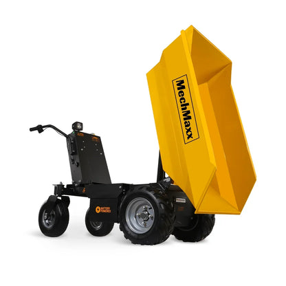 1100lb Loading 1000W DC Motor 48V Battery Powered Hydraulic Tipping Dump Cart,  EH50