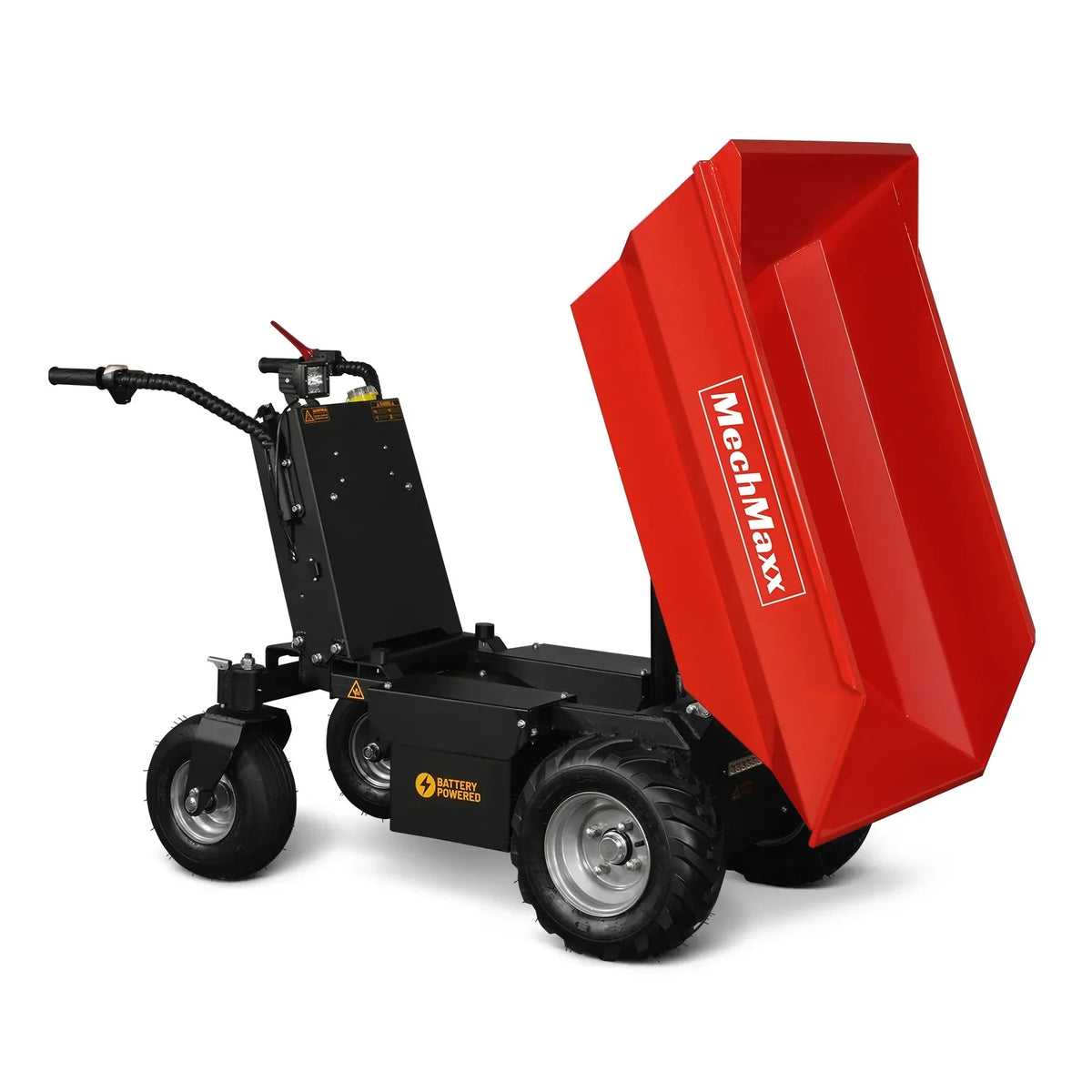 1100lb Loading 1000W DC Motor 48V Battery Powered Hydraulic Tipping Dump Cart,  EH50