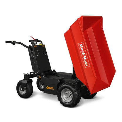 1100lb Loading 1000W DC Motor 48V Battery Powered Hydraulic Tipping Dump Cart,  EH50