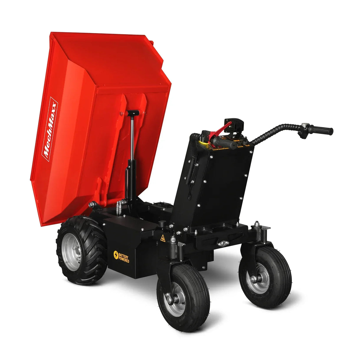 1100lb Loading 1000W DC Motor 48V Battery Powered Hydraulic Tipping Dump Cart,  EH50