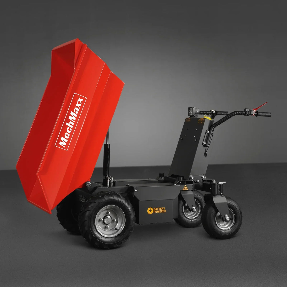 1100lb Loading 1000W DC Motor 48V Battery Powered Hydraulic Tipping Dump Cart,  EH50