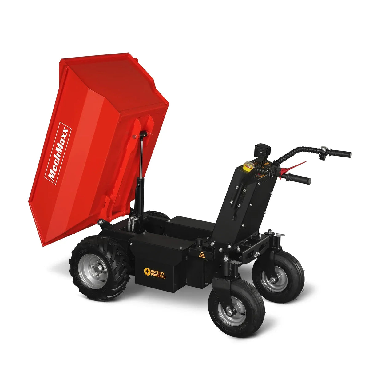 1100lb Loading 1000W DC Motor 48V Battery Powered Hydraulic Tipping Dump Cart,  EH50