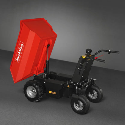 1100lb Loading 1000W DC Motor 48V Battery Powered Hydraulic Tipping Dump Cart,  EH50