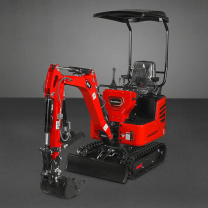 Mini Compact Excavator HONDA GX390 Engine,  65.7" Max. Digging Depth, 1Ton, 2280 LBS Operating Weight,  MEC10