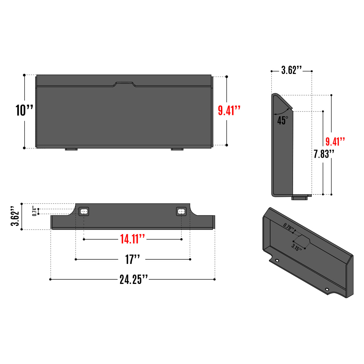 44'' Mini Skid Steer Land leveler