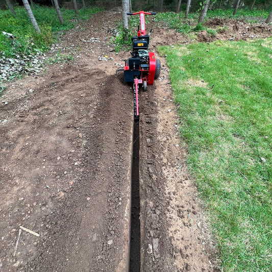 14HP 429cc KOHLER E-start 24'' Ditching Mini Trencher ,  TCR1500