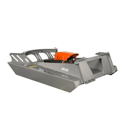 60”  Heavy Duty Skid Steer Brush Cutter Rotary Mower Attachment,15-25gal/min , SBC60