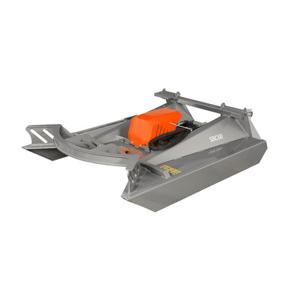 60”  Heavy Duty Skid Steer Brush Cutter Rotary Mower Attachment,15-25gal/min , SBC60