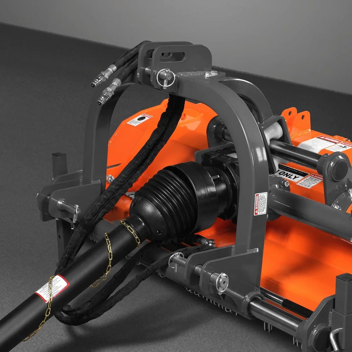 63" Heavy Duty PTO Flail Mower with Hydraulic Side Shift 3 Point 50-75 hp,  KDK63H