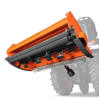 63" Heavy Duty PTO Flail Mower with Hydraulic Side Shift 3 Point 50-75 hp,  KDK63H