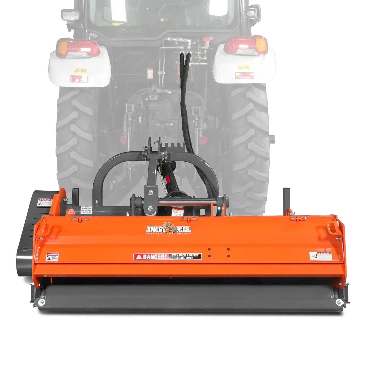 63" Heavy Duty PTO Flail Mower with Hydraulic Side Shift 3 Point 50-75 hp,  KDK63H