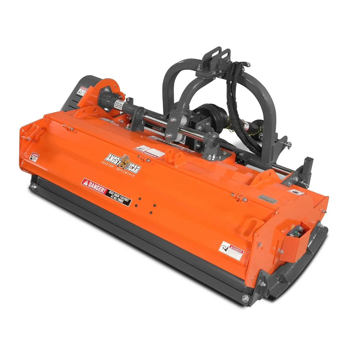 63" Heavy Duty PTO Flail Mower with Hydraulic Side Shift 3 Point 50-75 hp,  KDK63H