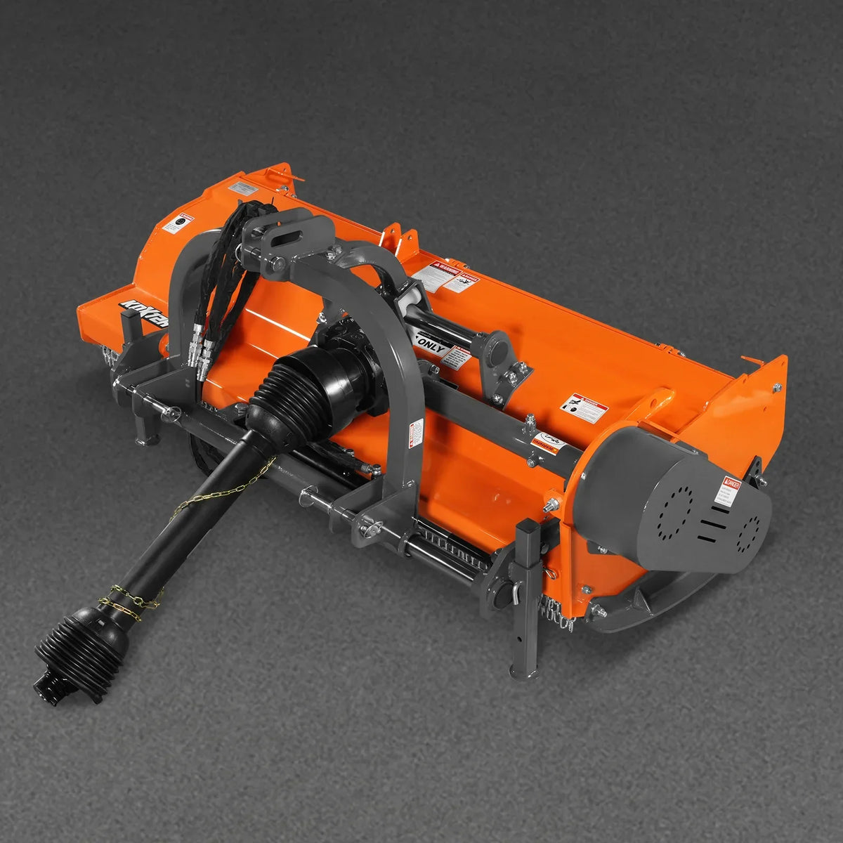 72" Heavy Duty PTO Flail Mower with Hydraulic Side Shift 3 Point 50-75 hp,  KDK72H