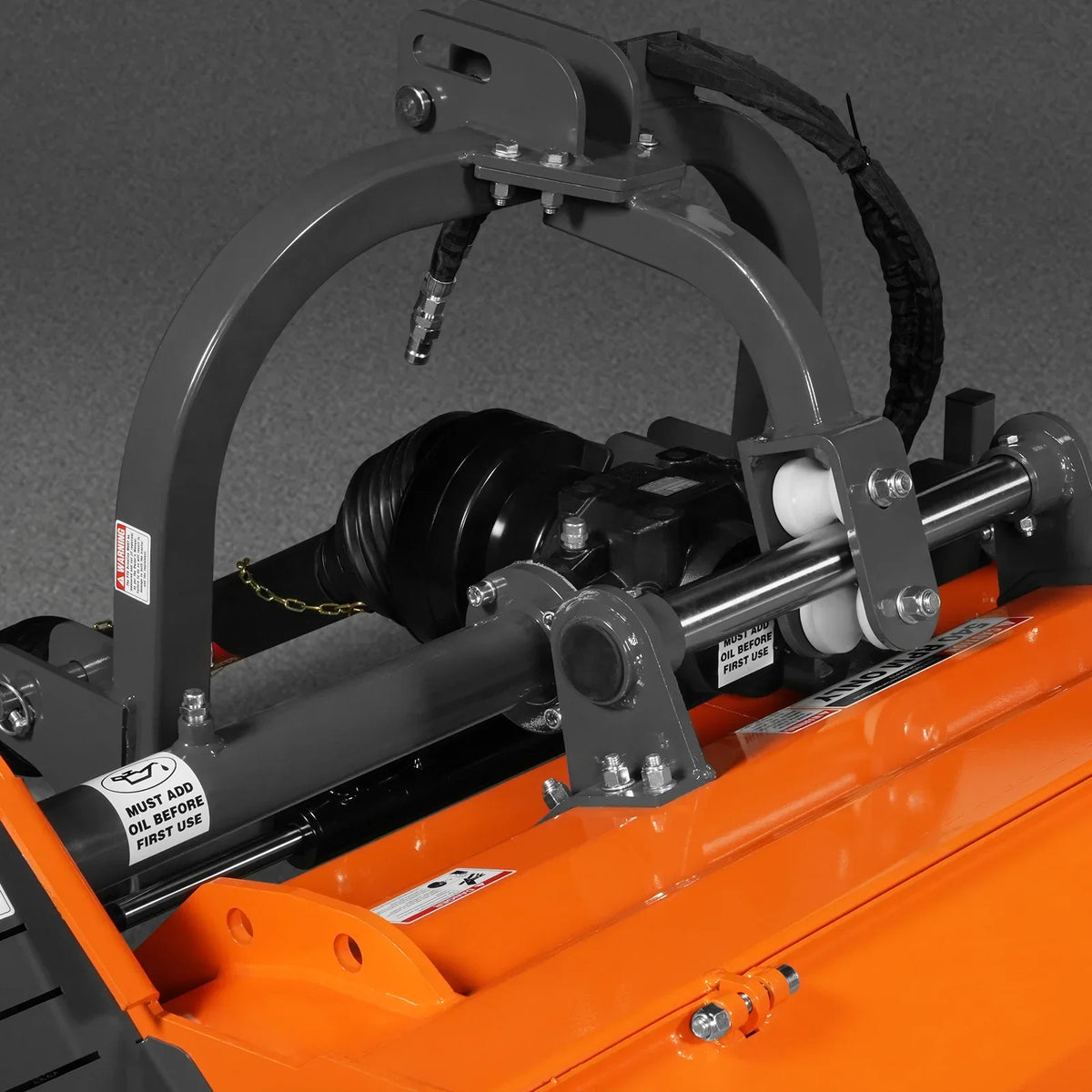 72" Heavy Duty PTO Flail Mower with Hydraulic Side Shift 3 Point 50-75 hp,  KDK72H