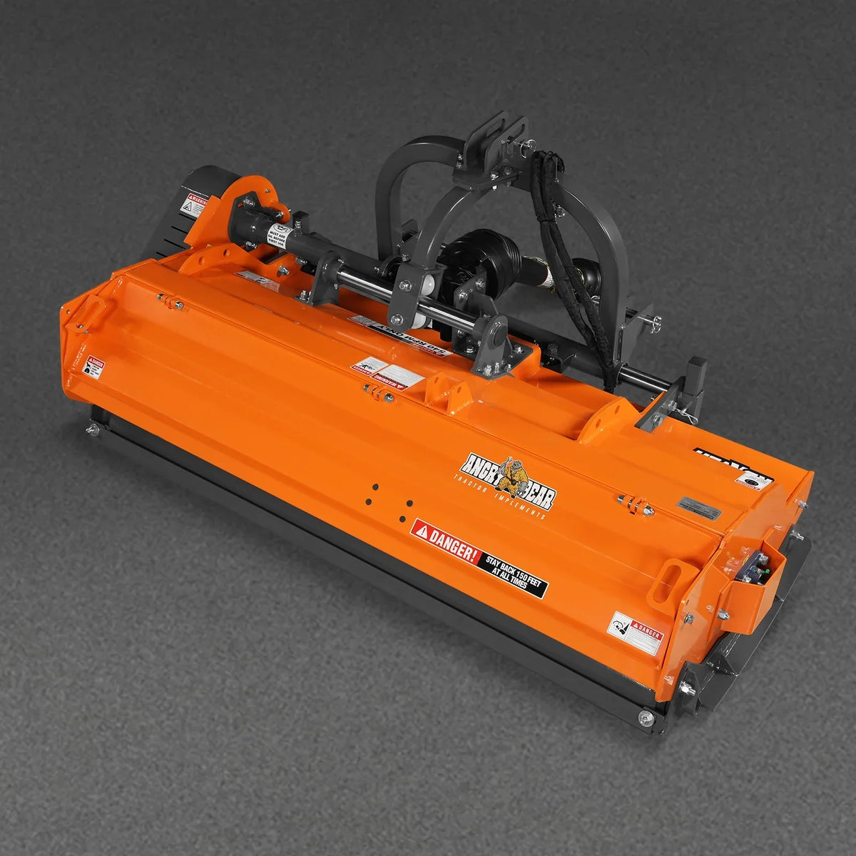 72" Heavy Duty PTO Flail Mower with Hydraulic Side Shift 3 Point 50-75 hp,  KDK72H