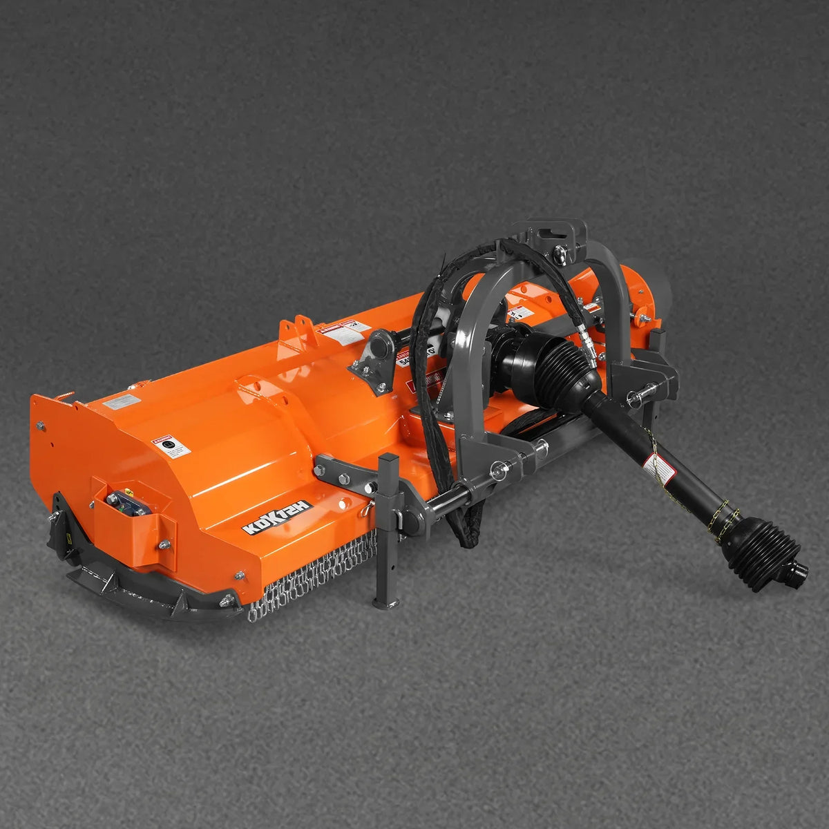 72" Heavy Duty PTO Flail Mower with Hydraulic Side Shift 3 Point 50-75 hp,  KDK72H
