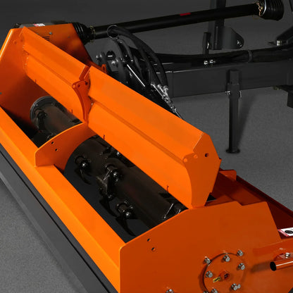 78" Heavy Duty 3 Point Offset Ditch Bank Verge Flail Mower Italy CMR Gearbox,  80-110HP,  PTO Driven,  VBM78