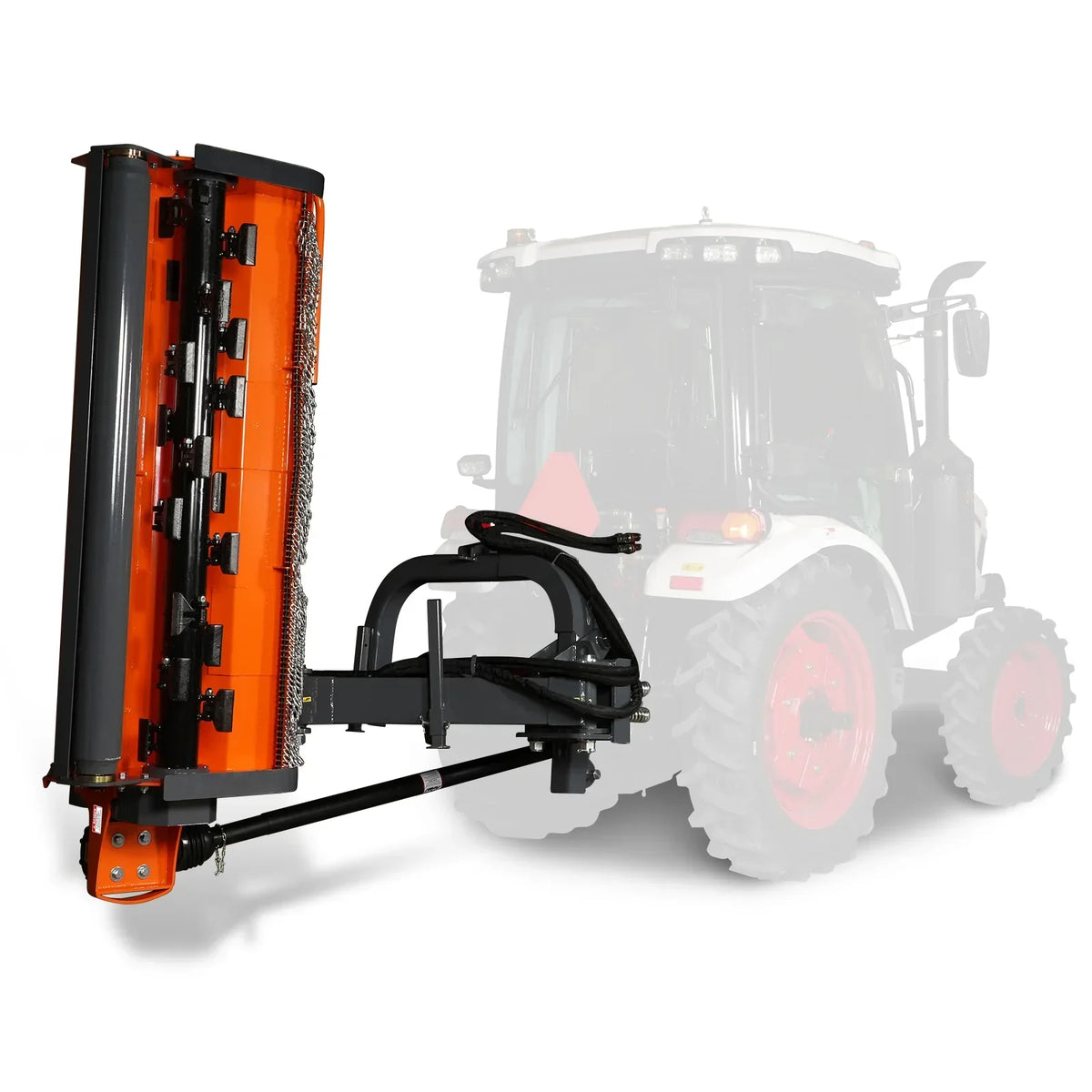 78" Heavy Duty 3 Point Offset Ditch Bank Verge Flail Mower Italy CMR Gearbox,  80-110HP,  PTO Driven,  VBM78
