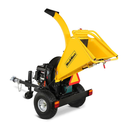 5 inch E-start DUCAR 420cc 15hp Gasoline Engine Powered Disc Wood Chipper with Taillight ,  P4205