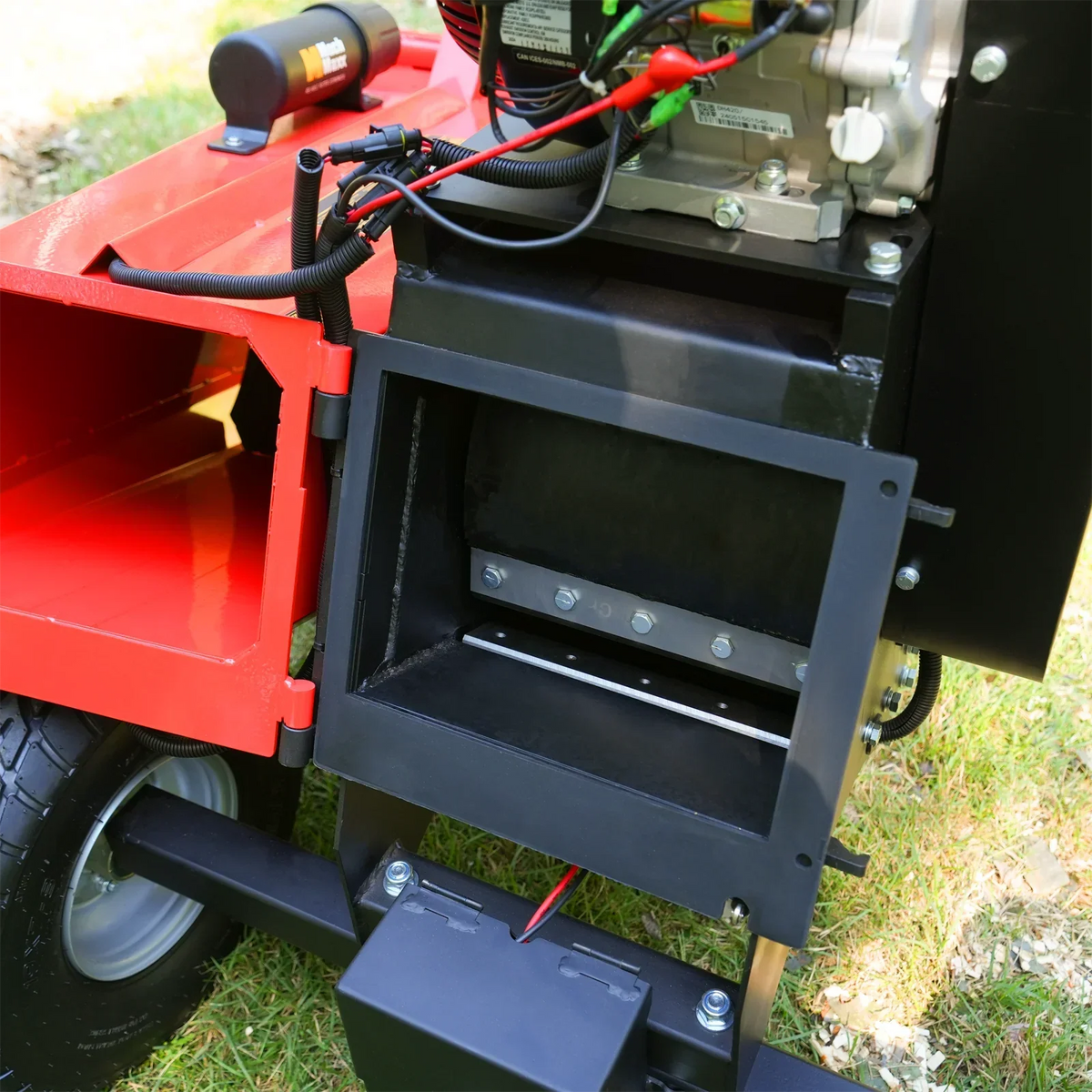 6 inch E-start ZONSEN 420cc 15hp Gasoline Engine Powered Drum Wood Chipper ,  P4206