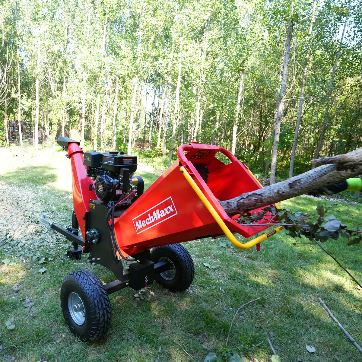 6 inch E-start ZONSEN 420cc 15hp Gasoline Engine Powered Drum Wood Chipper ,  P4206