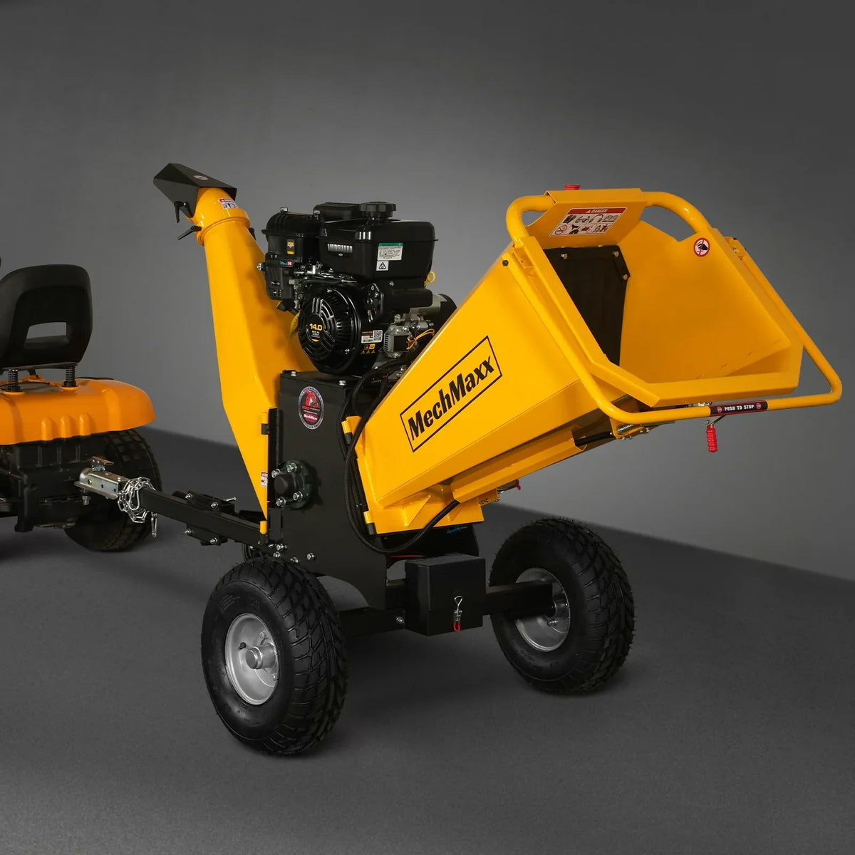 6 inch E-start B&S VANGUARD 408cc 14hp Gasoline Engine Powered Drum Wood Chipper,   P4206