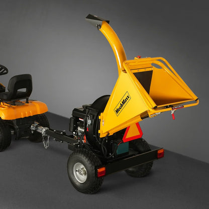 5 inch E-start DUCAR 420cc 15hp Gasoline Engine Powered Disc Wood Chipper with Taillight ,  P4205