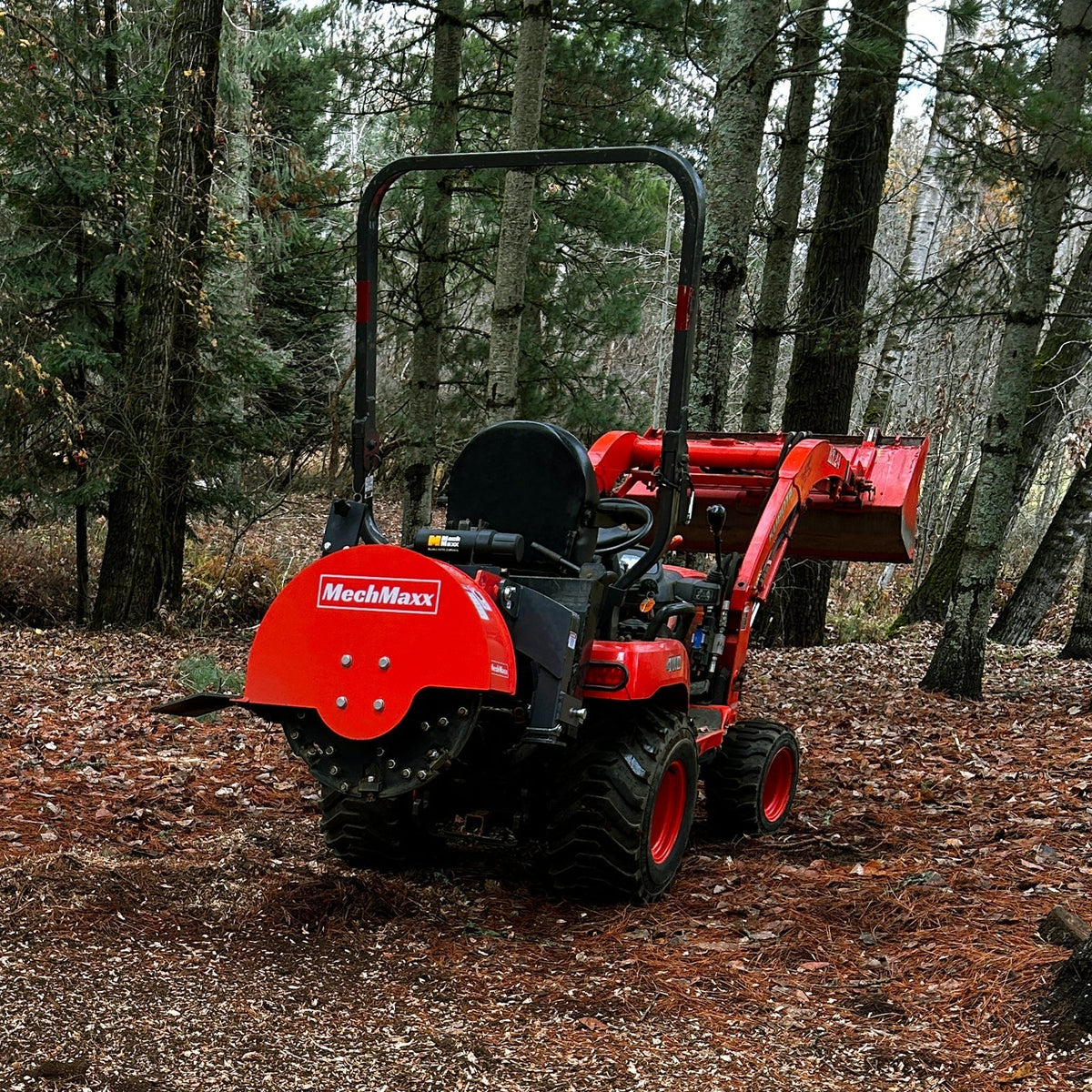 3-Point PTO Stump Grinder & Forestry Log Skidding Winch Bundle, SG24 & FW8800