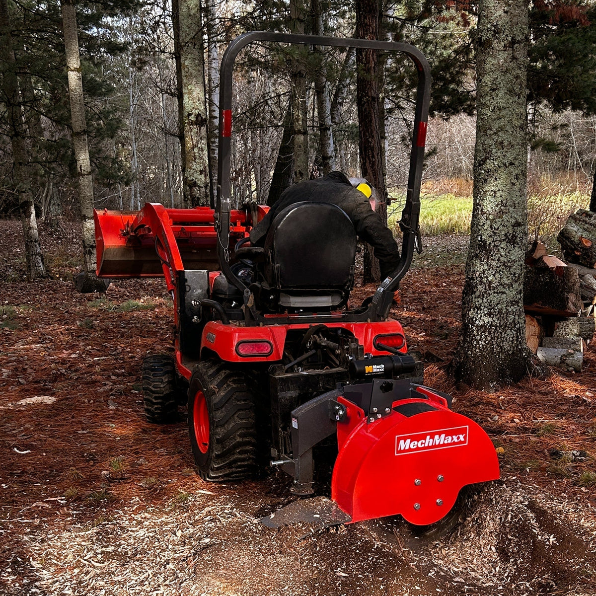 3-Point PTO Stump Grinder & 60'' PTO Flail Mower  Bundle, SG24 & NAM60