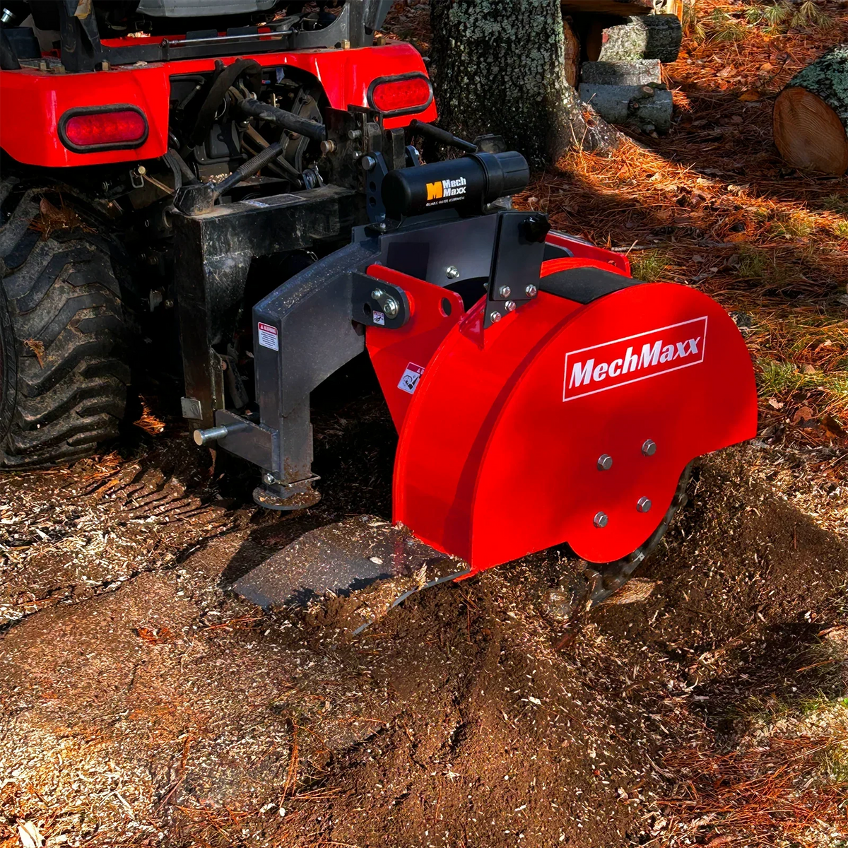 3-Point PTO Stump Grinder & Forestry Log Skidding Winch Bundle, SG24 & FW8800