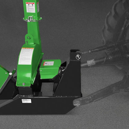 3-Point PTO Stump Grinder & Wood Chipper Bundle; SG24PRO; BX42S; Green