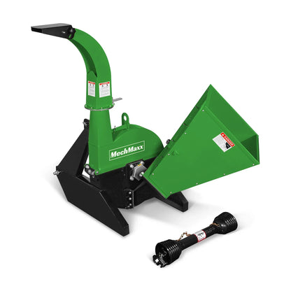 3-Point PTO Stump Grinder & Wood Chipper Bundle; SG24PRO; BX42S; Green