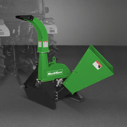 3 Point PTO Wood Chipper Attachment For Tractors Up To 45HP (PTO Shaft Included),  BX42S