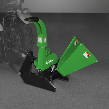 3-Point PTO Stump Grinder & Wood Chipper Bundle; SG24PRO; BX42S; Green