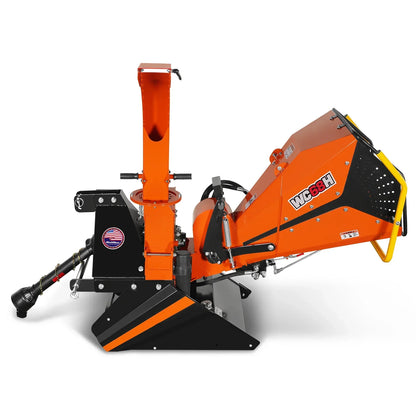 3-Point PTO Stump Grinder & 6",  3 Point Hydraulic PTO Wood Chipper Bundle, SG24 & WC68H