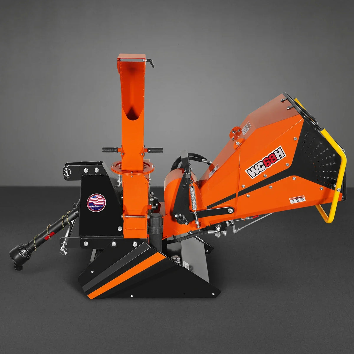 6" 3 Point Hydraulic Feeding PTO Wood Chipper for 20-50HP Tractor,  WC68H