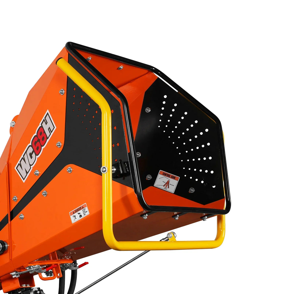 6" 3 Point Hydraulic Feeding PTO Wood Chipper for 20-50HP Tractor,  WC68H
