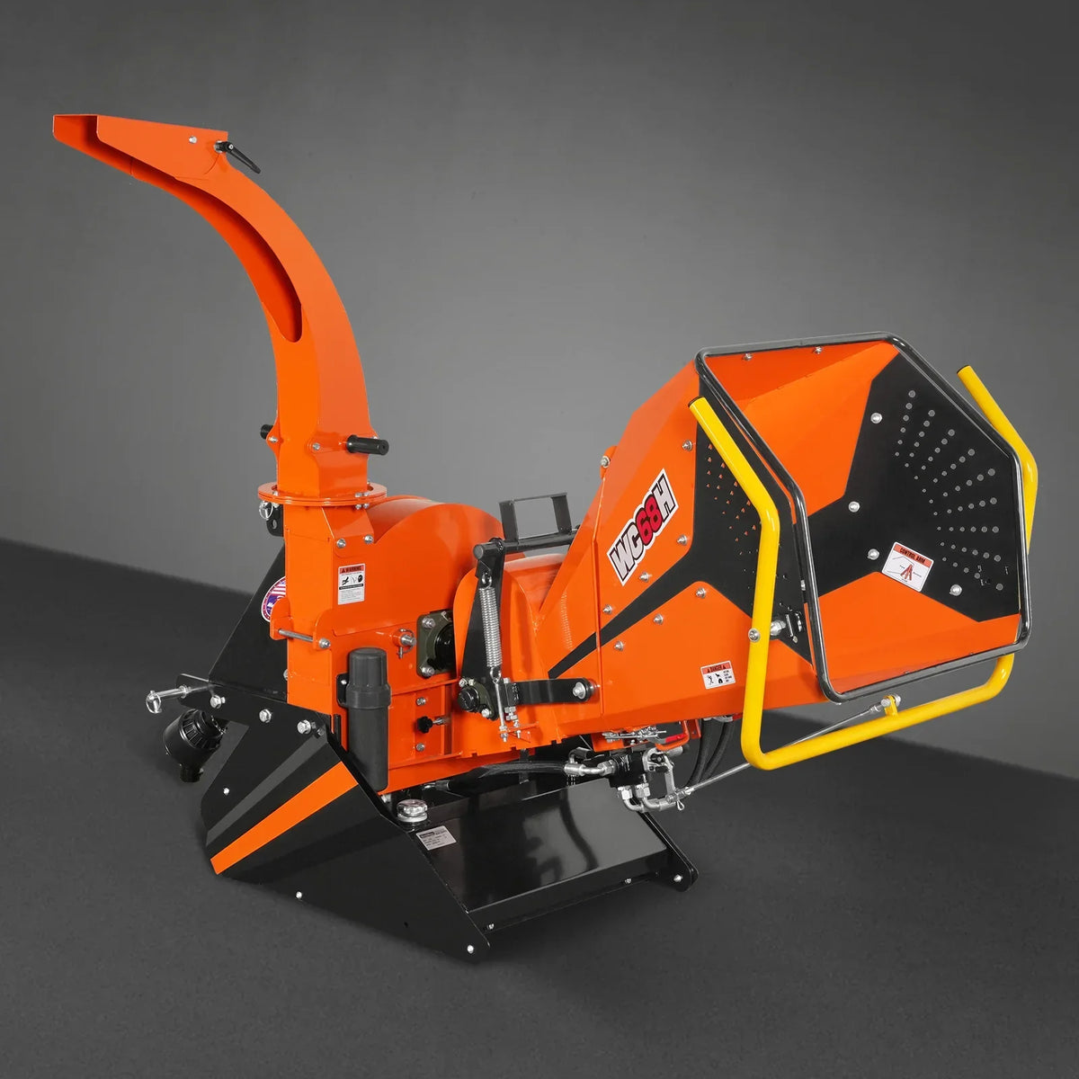 6" 3 Point Hydraulic Feeding PTO Wood Chipper for 20-50HP Tractor,  WC68H