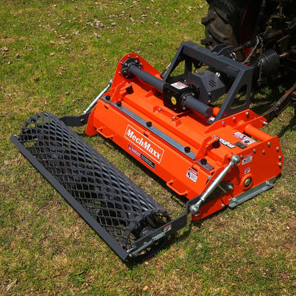 48 in Stone Burier Reverse Rotary Tiller,  3 Point Hitch Cat.1,  Chain Drive,  PTO Shaft Included with Slip Clutch,  20-45 HP,  RSB48