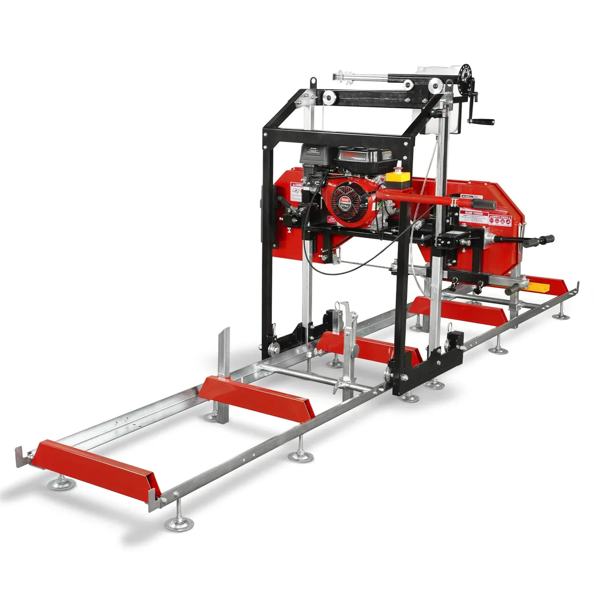 3-Point PTO Stump Grinder & 22" Portable Sawmill & Forestry Log Skidding Winch  Bundle,SG24 & SM22 &FW8800