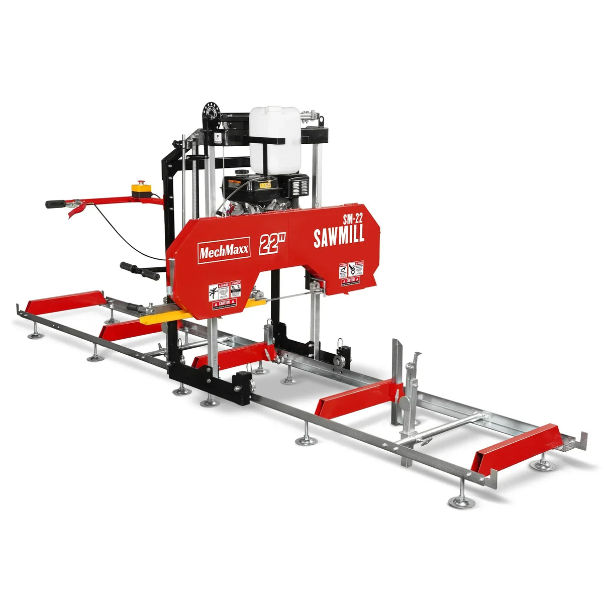 3-Point PTO Stump Grinder & 22" Portable Sawmill & Forestry Log Skidding Winch  Bundle,SG24 & SM22 &FW8800