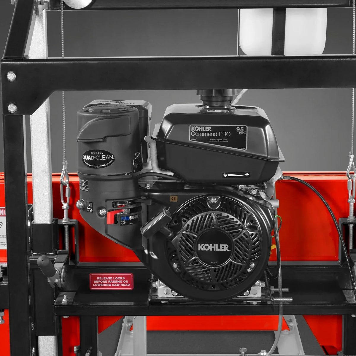 22" Portable Sawmill,  KOHLER 9.5hp 277cc Gasoline Engine,  18" Board Width,  13' Track Length ,  SM-22