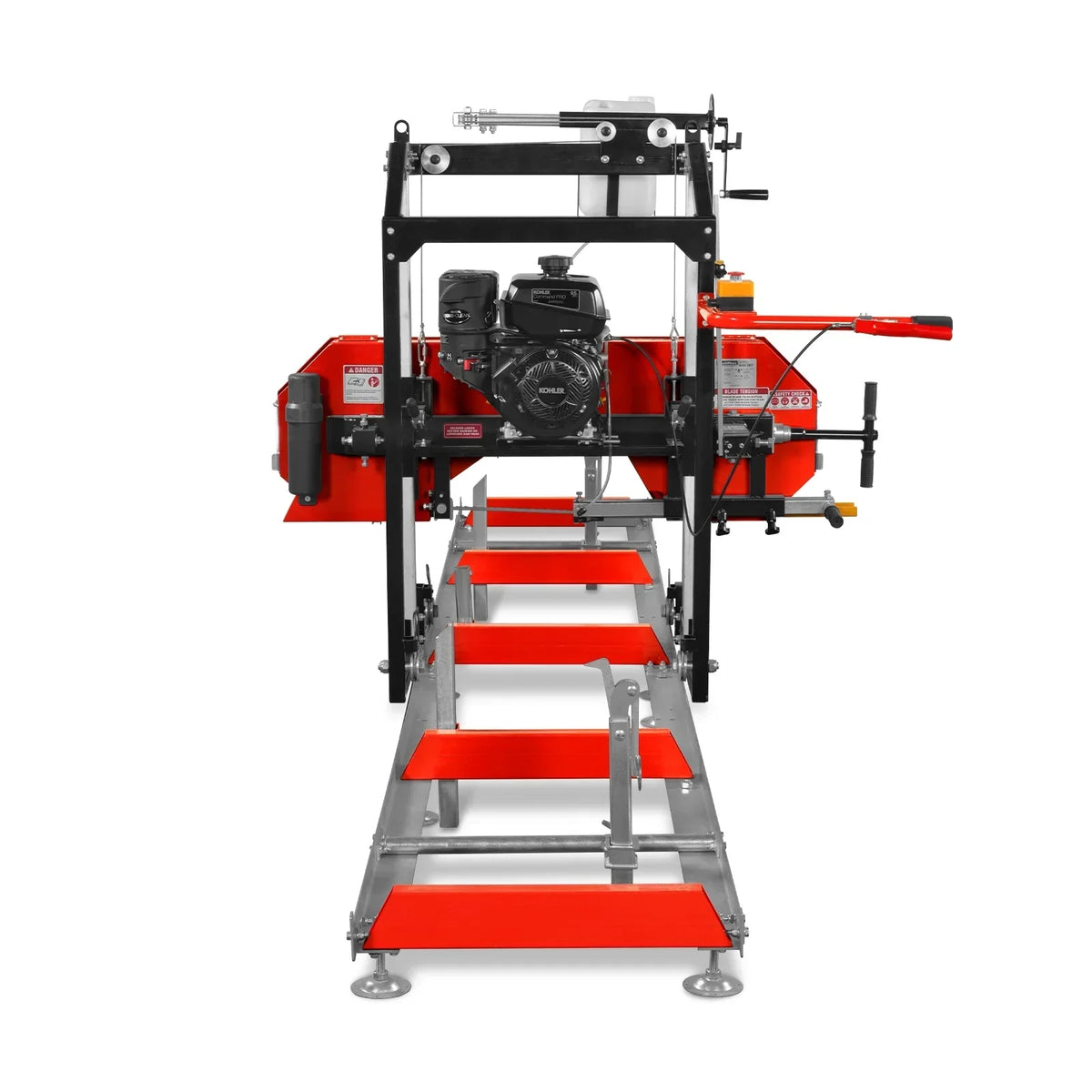 22" Portable Sawmill,  KOHLER 9.5hp 277cc Gasoline Engine,  18" Board Width,  13' Track Length ,  SM-22