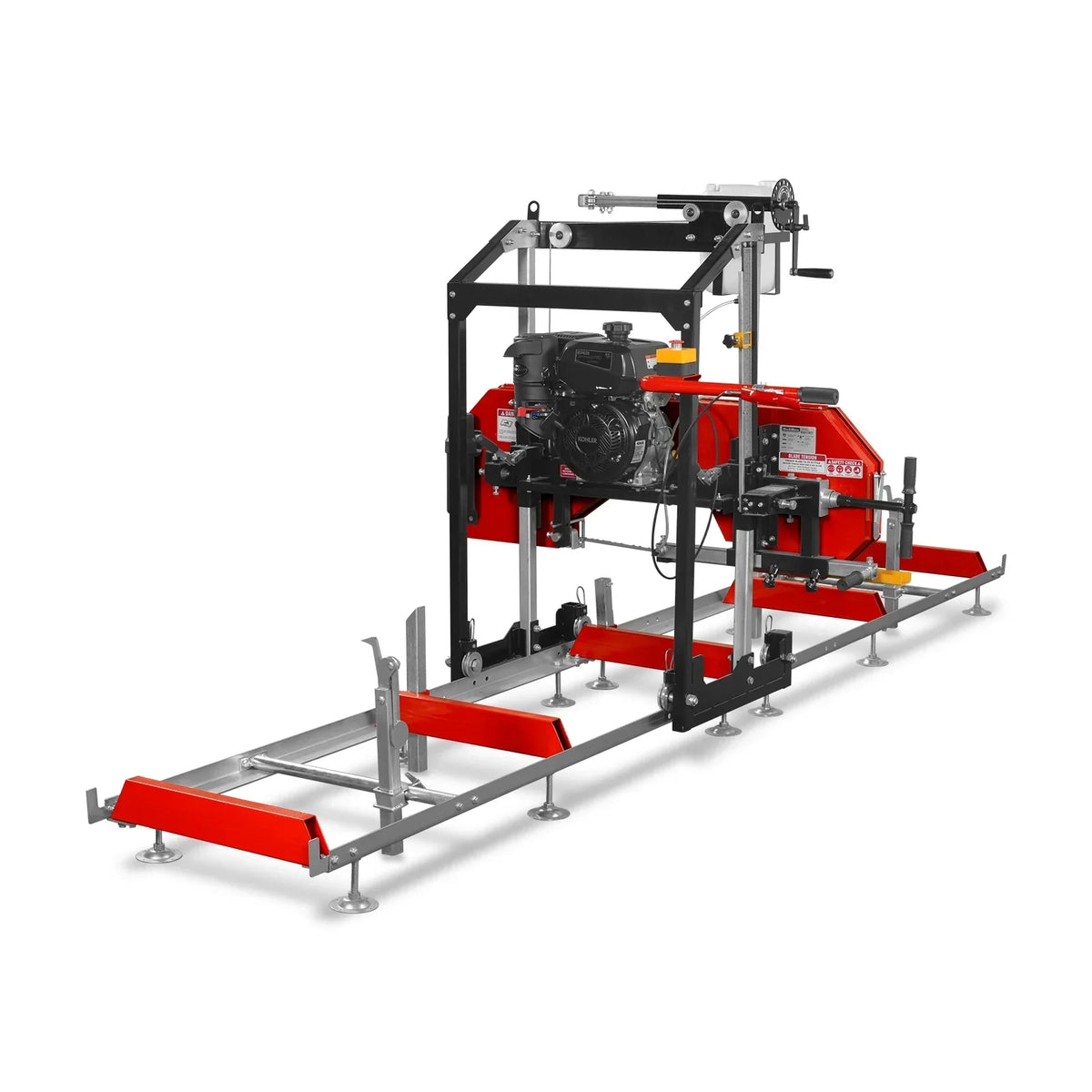 22" Portable Sawmill,  KOHLER 9.5hp 277cc Gasoline Engine,  18" Board Width,  13' Track Length ,  SM-22