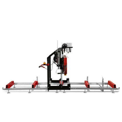 26" Portable Sawmill,  420cc 15HP E-Start Gasoline Engine,  20" Board  Width,  13' Track Length ,  SM-26