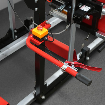 26" Portable Sawmill (5x Blades Included),  KOHLER CH440 429cc E-Start Gasoline Engine,  20" Board Width,  20' Track Length (13' Track Length + 6.4' Track Extension Included) ,  SM-26