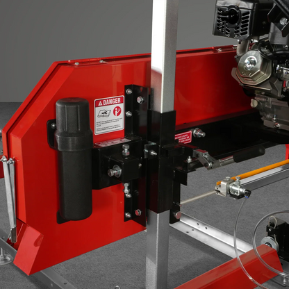 32" Portable Sawmill (5 x Blades Included),   KOHLER CH440 429cc E-Start Gasoline Engine,  26.5" Board Width,  20' Track Length (13' Track Length + 6.4' Track Extension Included) ,  SM-32
