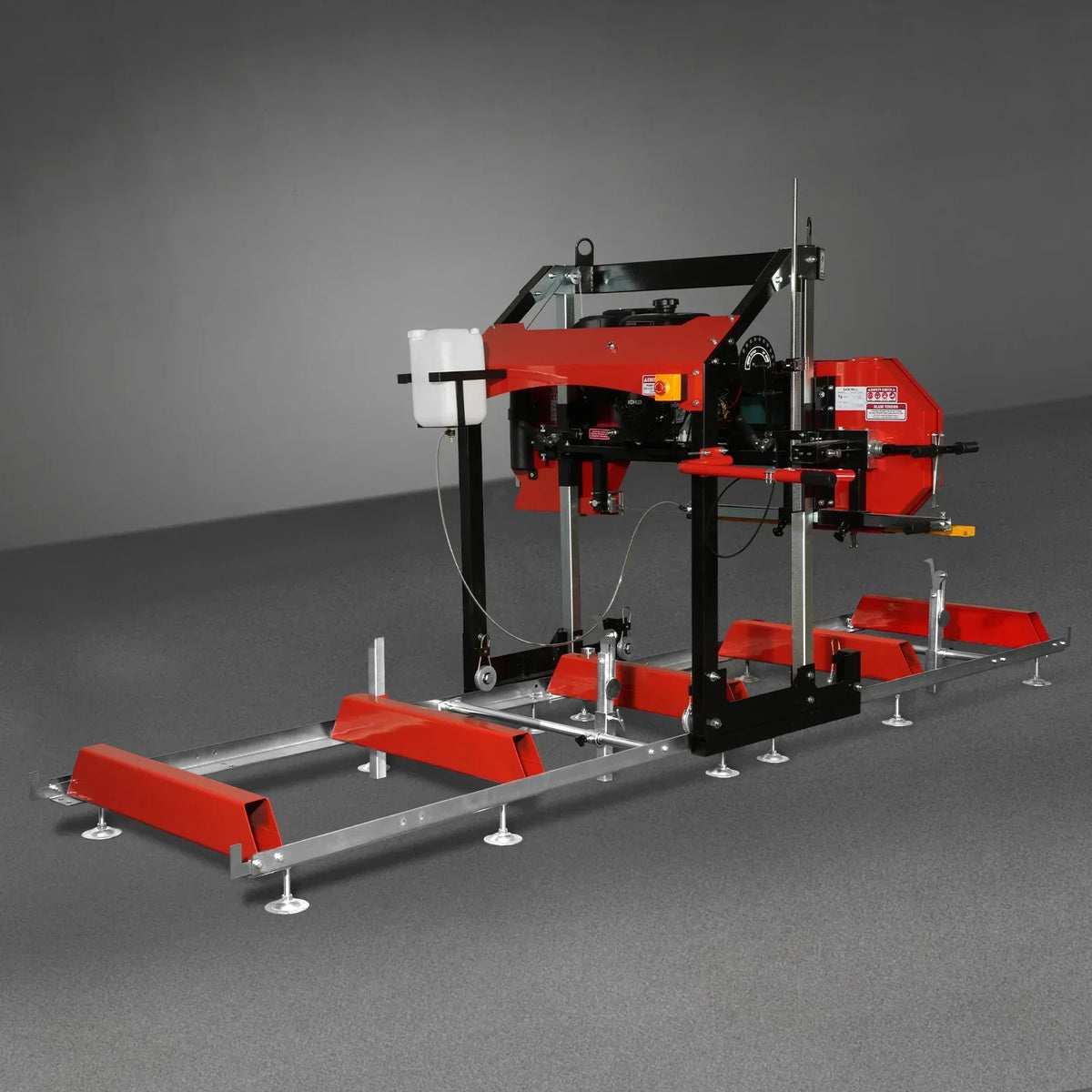 32" Portable Sawmill,  KOHLER CH440 429cc E-Start Gasoline Engine,  26.5" Board Width,  13' Track Length ,  SM-32