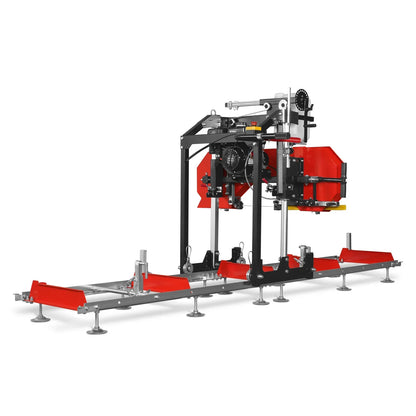 18" Portable Sawmill,  212cc 7HP Gasoline Engine,  15" Board  Width,  10' Track Length ,  SM-18
